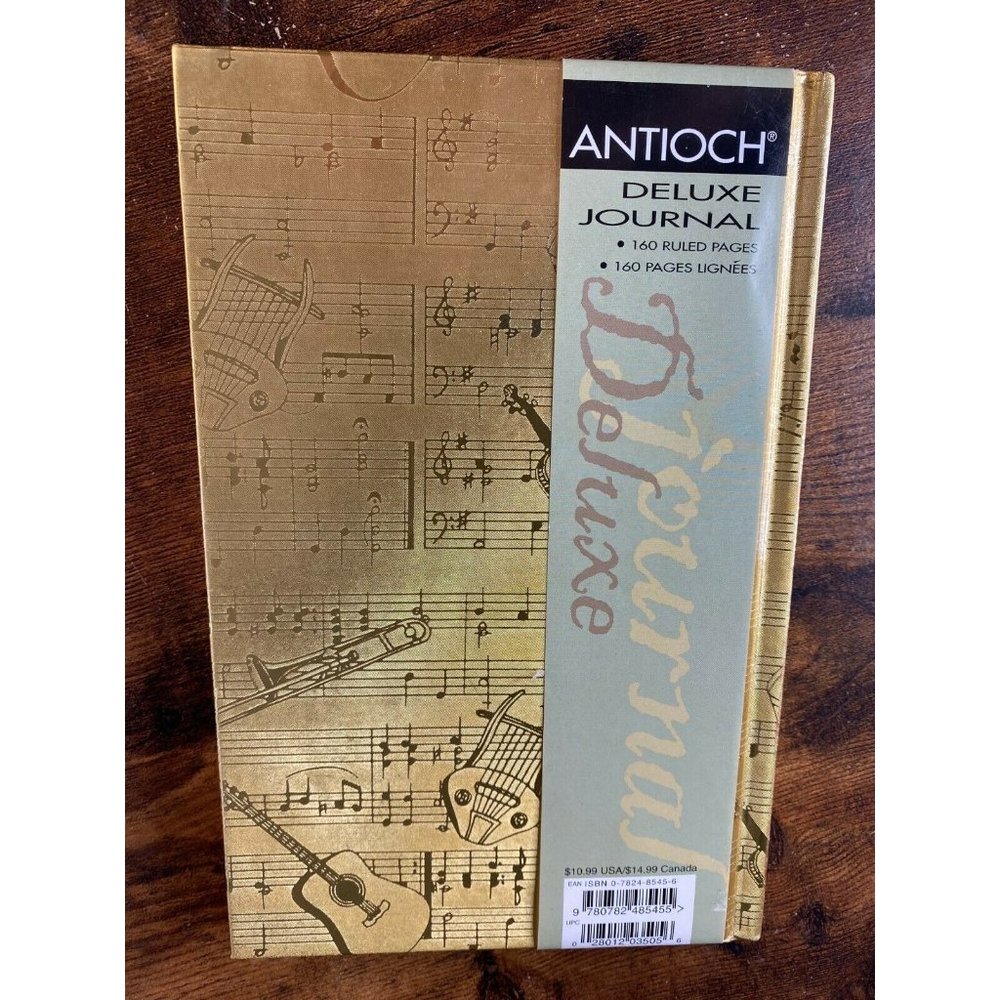 Music Themed Antioch Journal Deluxe 160 Pages Rule